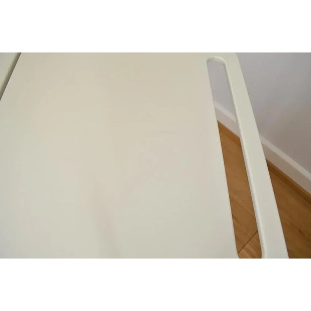 Italian bar table serving trolley by Livia Castelli for Fain from the 1970s. The table tops are foldable, the inner...