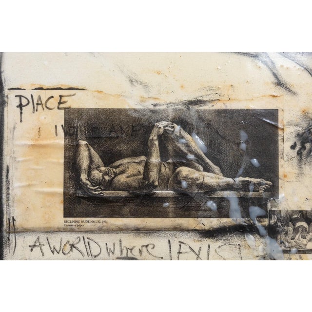 An evocative contemporary collage that blends abstraction and figuration to explore themes of identity, sexuality, and...