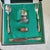 Silver Set of Cutlery (Fork, Knife, Spoon, Napkin Ring and Cup). 161 grams. Height: 8.67 in (22 cm) Width: 8.27 in (21 cm)...