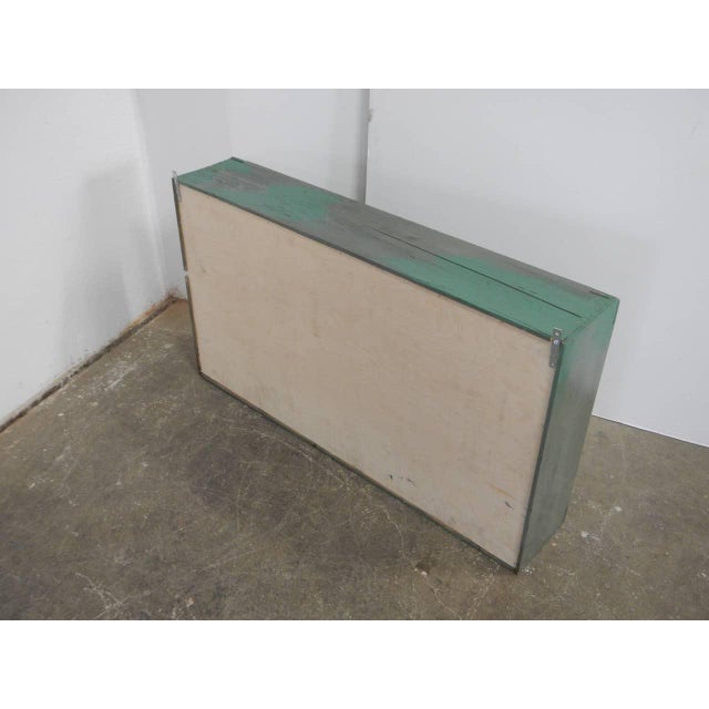 Forest Green Fir Display Cabinet, 1960s For Sale - Image 8 of 12