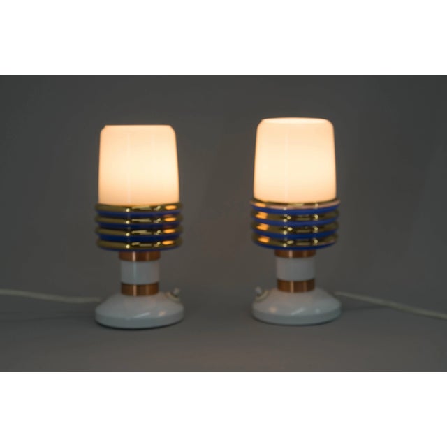 1970s Mid-Century Czechoslovakian Table Lamps, 1970s, Set of 2 For Sale - Image 5 of 6