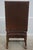 Century Furniture Century Leather & Wood High Back Armchair For Sale - Image 4 of 18