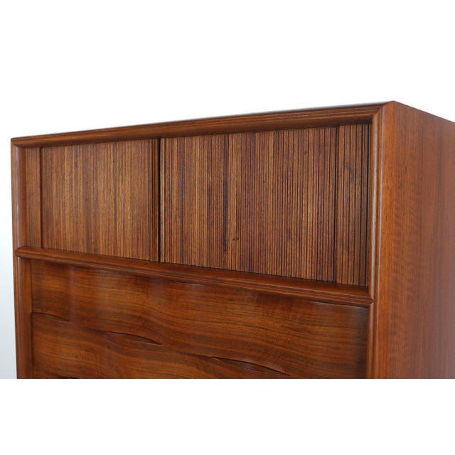Edmond Spence Wavy High Dresser For Sale In New York - Image 6 of 7
