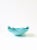 Turquoise Italian Murano Art Glass Bowl in Turquoise Blue For Sale - Image 8 of 12