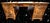 Stunning Antique Figured Walnut True Partners desk. Duplicate front and back. One of the rarest desks we have ever had!!...