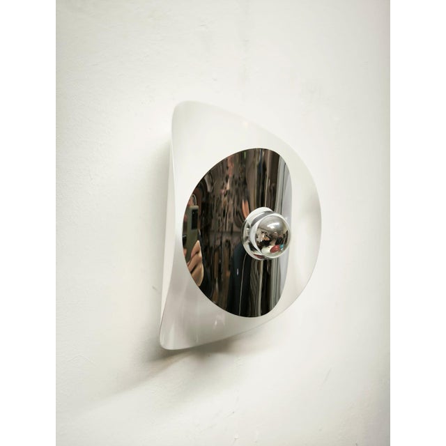 Metal Space Age Wall Light, 1970s For Sale - Image 7 of 11