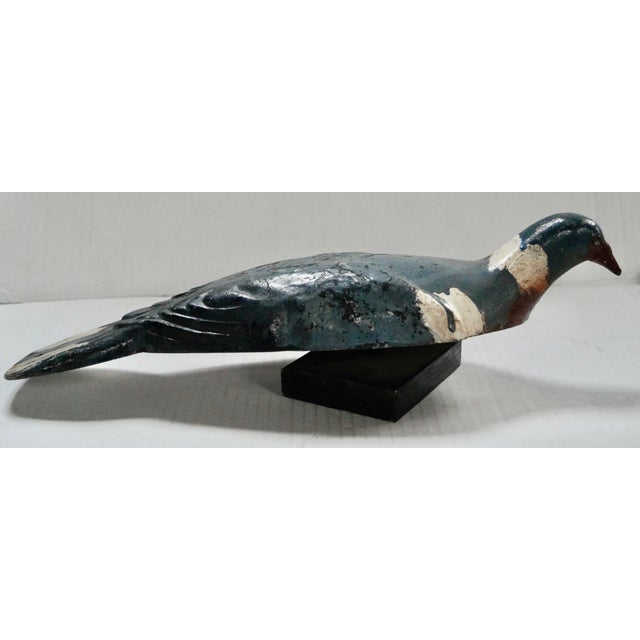 Vintage Aluminium Pigeon Decoy, 1946 For Sale - Image 9 of 9