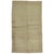 A handmade mid-century Turkish weave in khaki and taupes. Measures: 4'3'' x 6'8''.