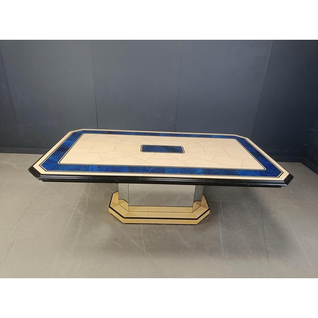 Vintage Lacquered Dining Table, 1970s For Sale - Image 11 of 12