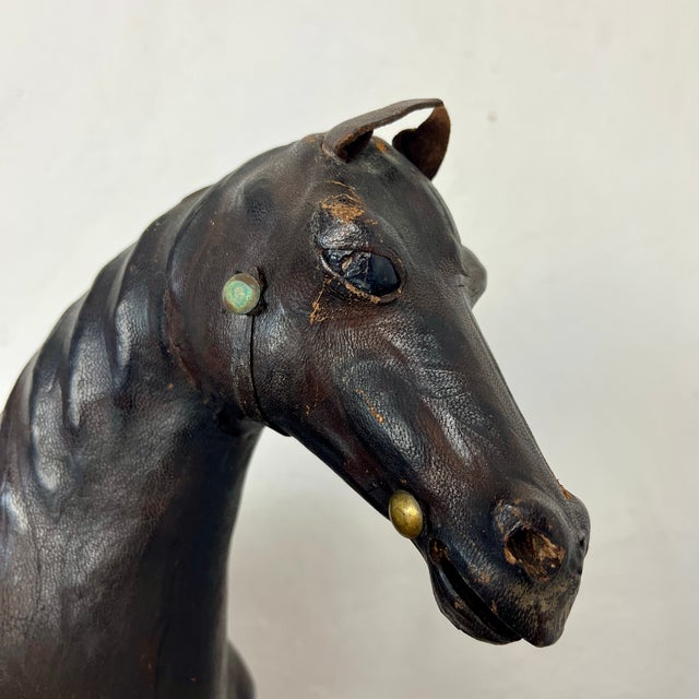 Victorian Leather Horse Sculpture, Late 19th Century For Sale - Image 4 of 18