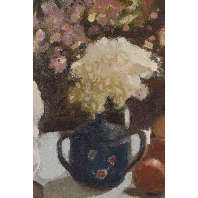 Rafael Griera, Portrait of a Lady at a Window, Oil on Canvas, Framed For Sale - Image 6 of 13