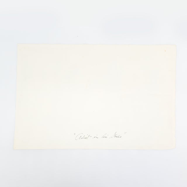 Artist in His Studio - Robert Lohman, C. 1969 For Sale - Image 9 of 11