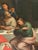 19th Century 19th C. Italian Oil Painting of Jesus Washing Feet For Sale - Image 5 of 13