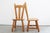 Wood Vintage Brutalist Oak Chairs by De Puydt, 1960s, Set of 6 For Sale - Image 7 of 12