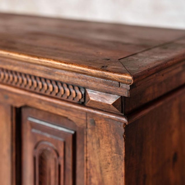 Wood 17th Century French Oak & Walnut Cabinet For Sale - Image 7 of 10