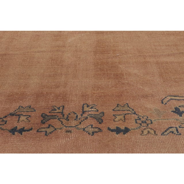Late 19th Century Late 19th Century Turkish Oushak Rug, 12'04 X 13'10 For Sale - Image 5 of 10