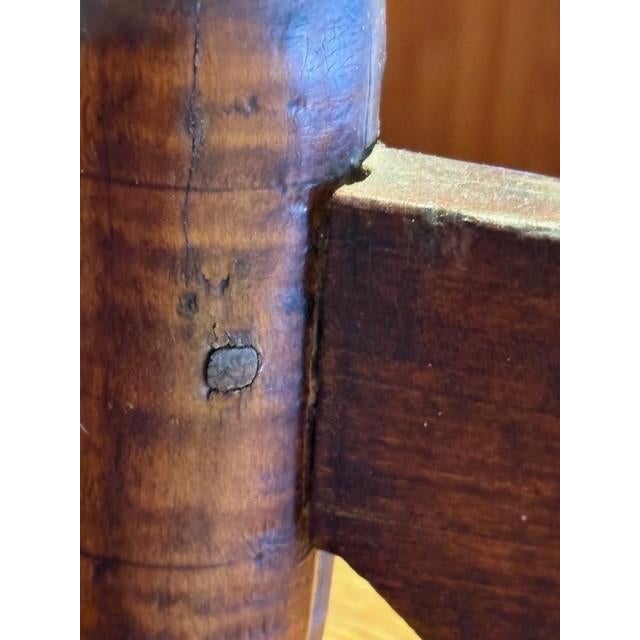 Antique New England Banister Back Chair For Sale - Image 9 of 14