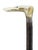 Victorian Victorian Whippet Greyhound Dog Carved Handle Corkscrew Gadget Walking Stick For Sale - Image 3 of 10