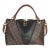 Black Monogram Canvas V Tote MM For Sale