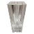 Art Deco Style Signed Orrefors Architectural Crystal Vase For Sale