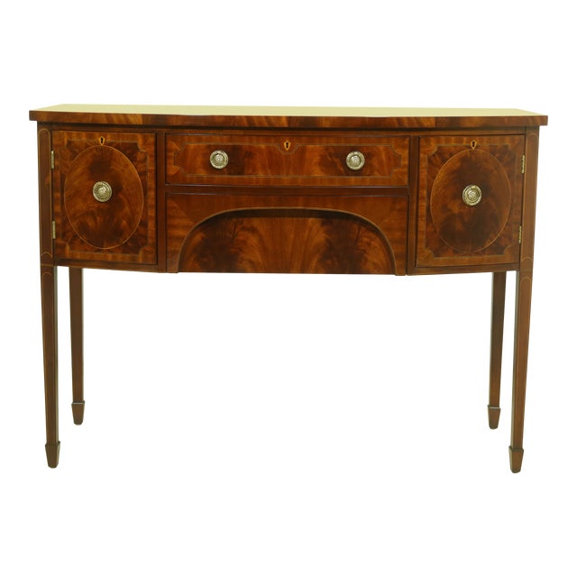 Henkel Harris Model 2357 Bow Front Mahogany Sideboard Chairish