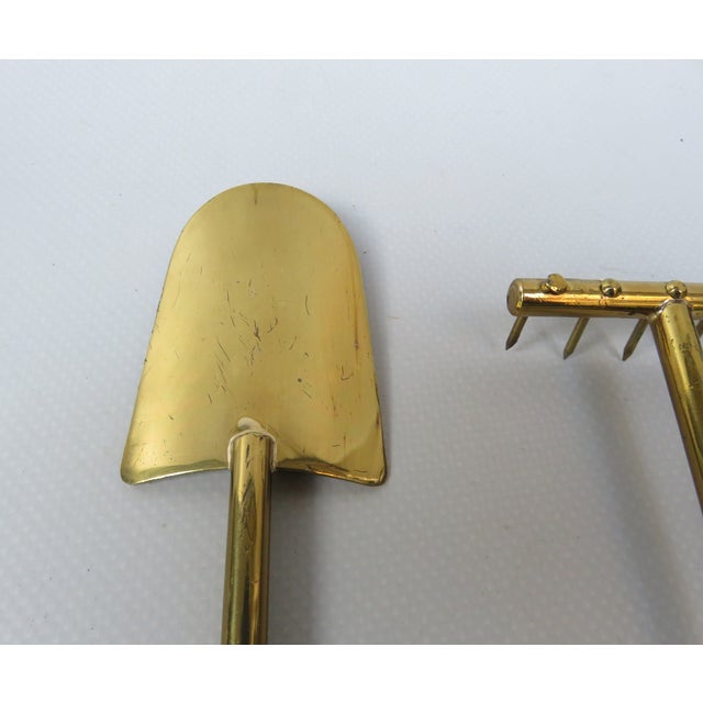 Cactus Cutlery Frog with Shovel and Rake by Walter Bosse for Karlsruhe Majolika, 1950s, Set of 3 For Sale - Image 17 of 18