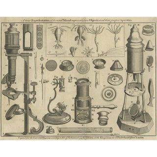Microscopes, 1749, Paper For Sale