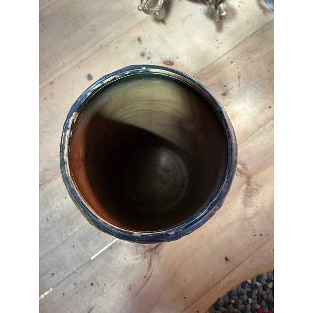 Arts & Crafts Style Ceramic Umbrella Stand For Sale - Image 9 of 9