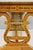 Vintage Italian Regency Lyre Harp Burlwood Desk & Chair by Binda Collection For Sale - Image 16 of 18