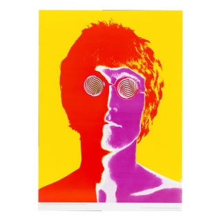 John Lennon Original Vintage Poster by Richard Avedon for Look magazine, 1967 For Sale