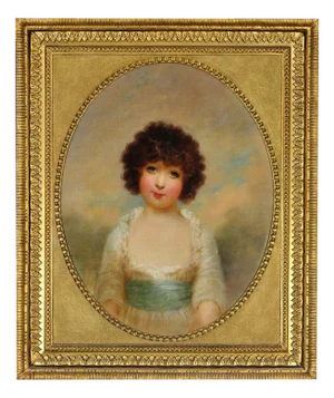 Arthur William Devis, Portrait of Charlotte Shore, Daughter of the 1st Lord Teignmouth, 1790s, Oil on Canvas
