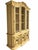 French Provincial Vintage Stanley Furniture French Provincial Lighted China Cabinet / Hutch – Antique Ivory For Sale - Image 3 of 12