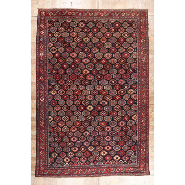 Antique Persian Bakhtiari Rug, 11'02 X 16'08 For Sale - Image 10 of 10