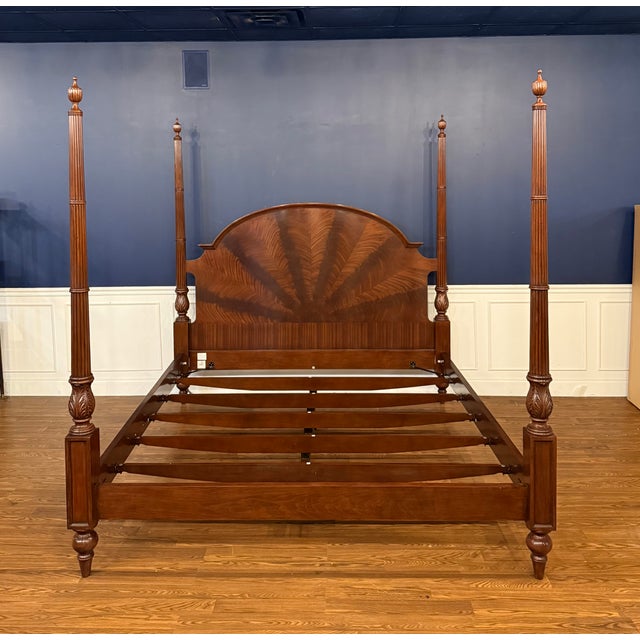 This is a Traditional King Size Mahogany Poster Bed by Leighton Hall Furniture. It’s design was inspired by traditional...