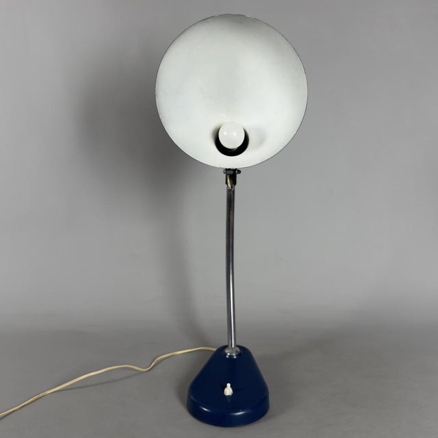 Metal Vintage Adjustable Metal Table Lamp, 1960s For Sale - Image 7 of 14