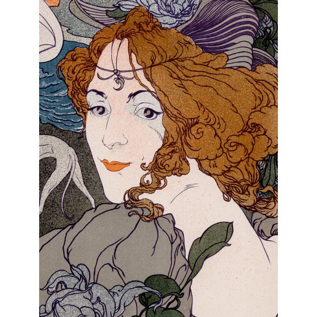 Georges de Feure, Retour, 1897, Lithograph on Paper For Sale - Image 3 of 10