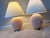Elevate your space with this exquisite pair of postmodern 1980s table lamps, featuring a sculptural seashell motif....
