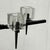 Marian Jamieson "Kellen" Chandelier, Blackened Steel & Murano Glass Style Shades For Sale - Image 13 of 18