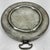 Gray Early 19th Century English Pewter Heating Dish or Hall Keys Plate For Sale - Image 8 of 10