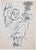 Leo Longanesi, Portraits, Mid-20th Century, China Ink on Paper For Sale - Image 4 of 4