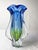 Sommerso Marine Blue and Lime Art Glass Vase by Josef Hospodka for Chribska, 1960s For Sale - Image 10 of 11