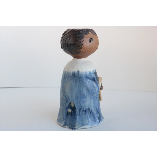 Mid-Century Modern Scandinavian Modern Pottery Graduate Figure For Sale - Image 3 of 9
