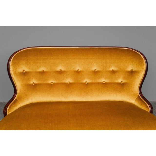 Mid-Century Sofa in Yellow For Sale - Image 13 of 18