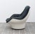 Beautiful AIRBORNE Yoga model armchair made of fiberglass and leather, in excellent condition, like new.