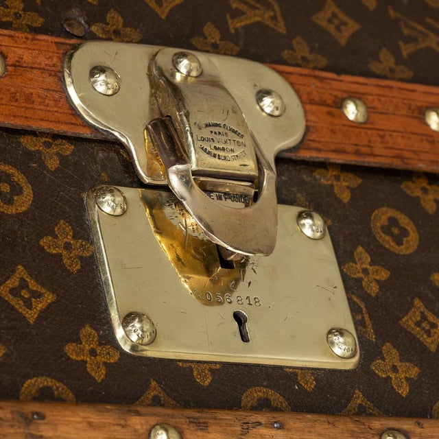 Wardrobe Trunk in Monogram Canvas from Louis Vuitton, France, 1930s For Sale - Image 9 of 18