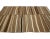 Contemporary 1960s Vintage Striped Natural Brown Kilim Rug- 6′2″ × 10′9″ For Sale - Image 3 of 7