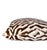 Taupe Cream Zebra 20x20 Velvet Throw Pillow With Feather Down Insert For Sale - Image 4 of 8