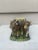 Antique Majolica oxen cart jardiniere circa 1900, signed Clement Massier Golfe-Juan. Reference: Page 111 "Barbotines de la...