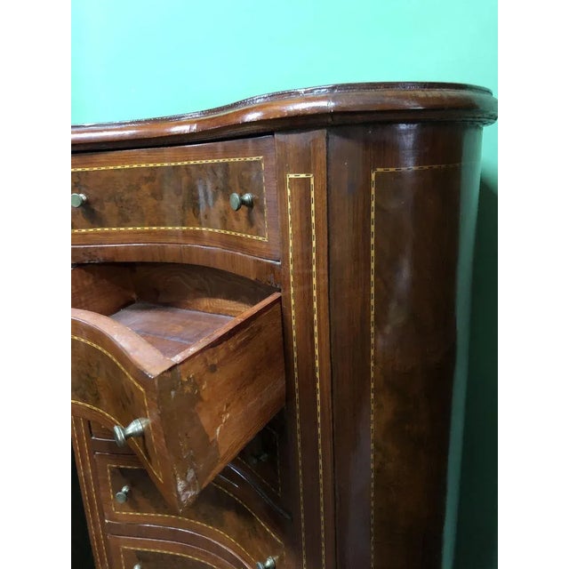 Wood French Chest of Drawers, 1950s For Sale - Image 7 of 11