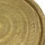 Metal Large Oriental Brass Serving Tray with Floral and Geometric Pattern, 1920s For Sale - Image 7 of 18